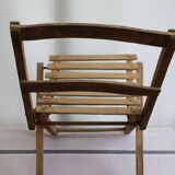 Chaise enfant pliante en bois