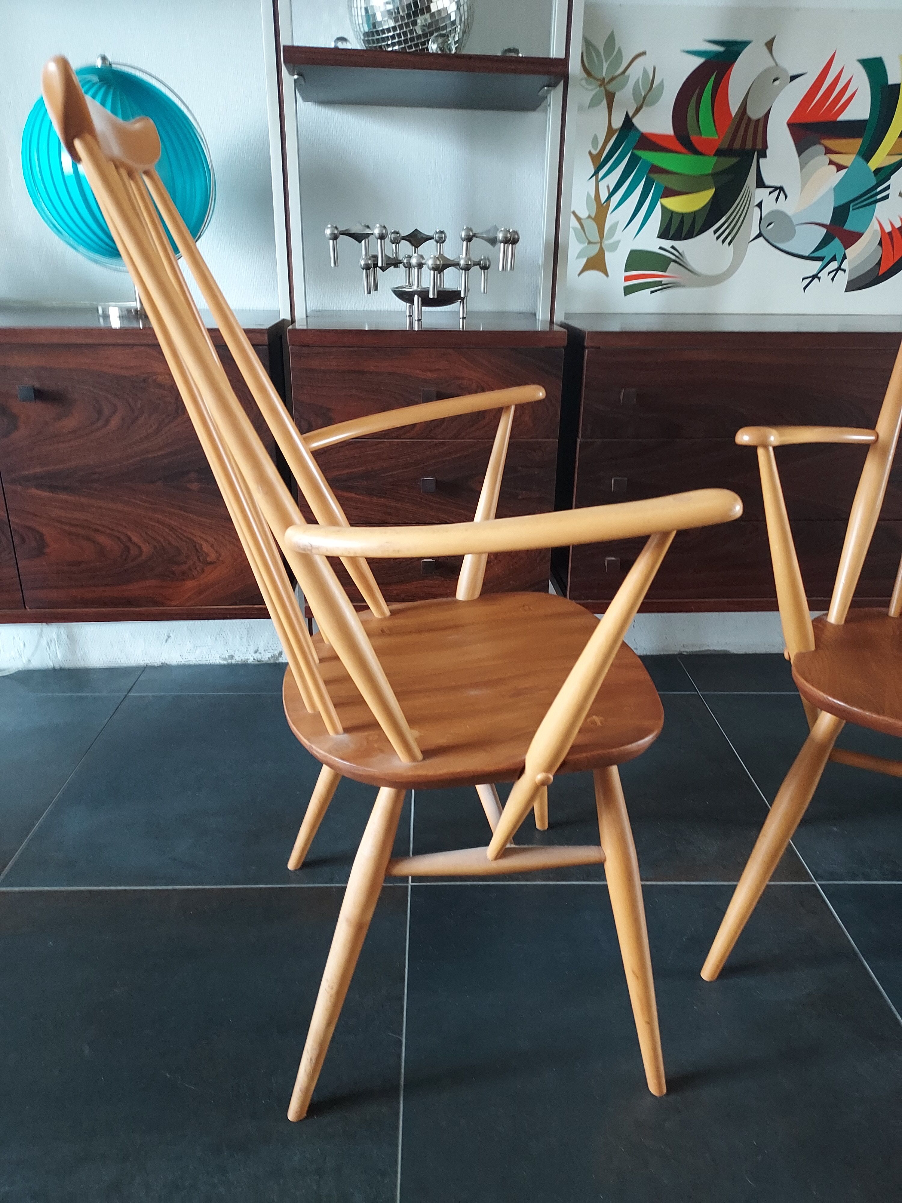 Ercol Goldsmith chairs and armchairs