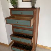 Secrétaire en bois rénové