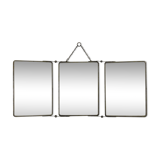 Triptych barber mirror