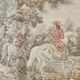 Tapestry Gobelin Hunting Landscape Rococo Jacquard Aubusson Style