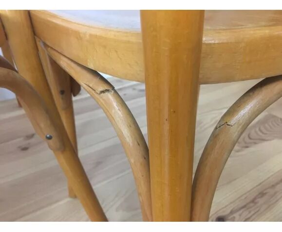 4 vintage bistro chairs 60s