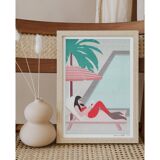 Sirène de piscine, Risographie A4, édition limitée