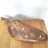 Brutalist fruit cut vintage art-popular in solid wood