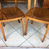 Pair of Thonet bistro chairs