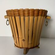 Cache pot en rotin