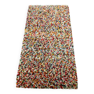 Tapis vintage en laine tissée