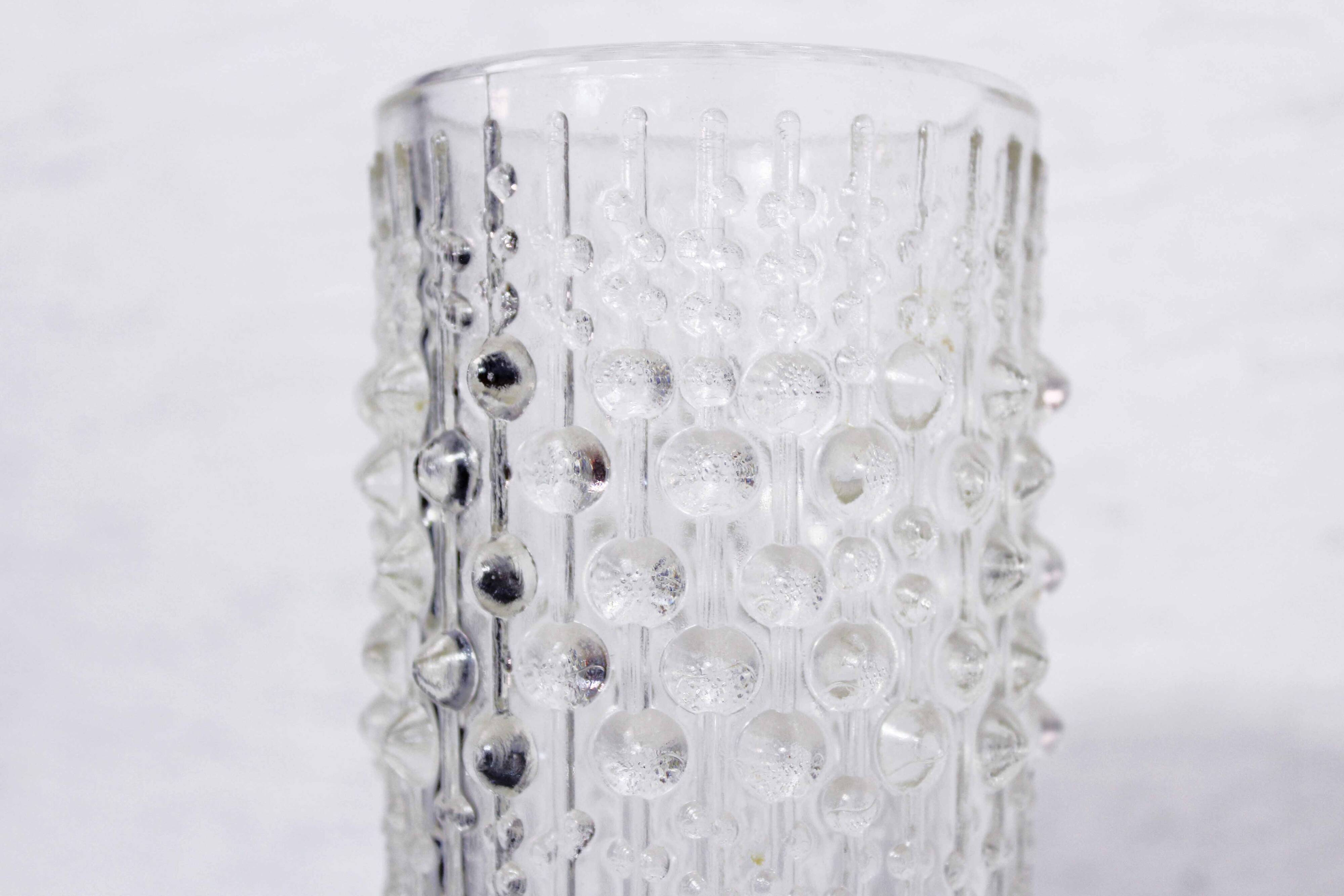 Vase "candle wax" Sklo Union 1970