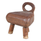1950s Brutalist milking stool from France