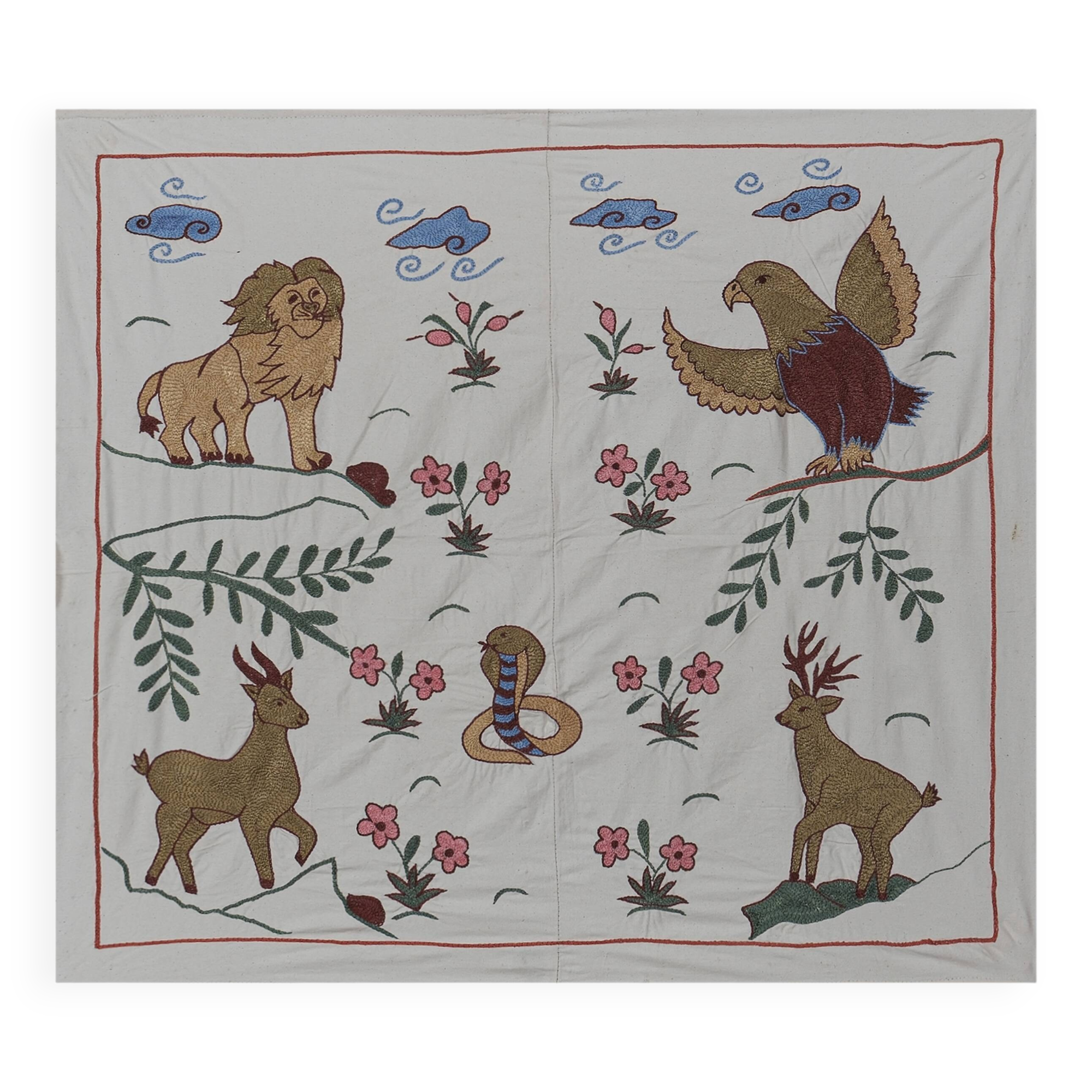 Tapis noué à la main, tapis turc vintage 88x98 cm