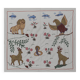 Tapis noué à la main, tapis turc vintage 88x98 cm