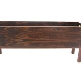 Scandinavian indoor planter in rosewood, Sweden, 1960.