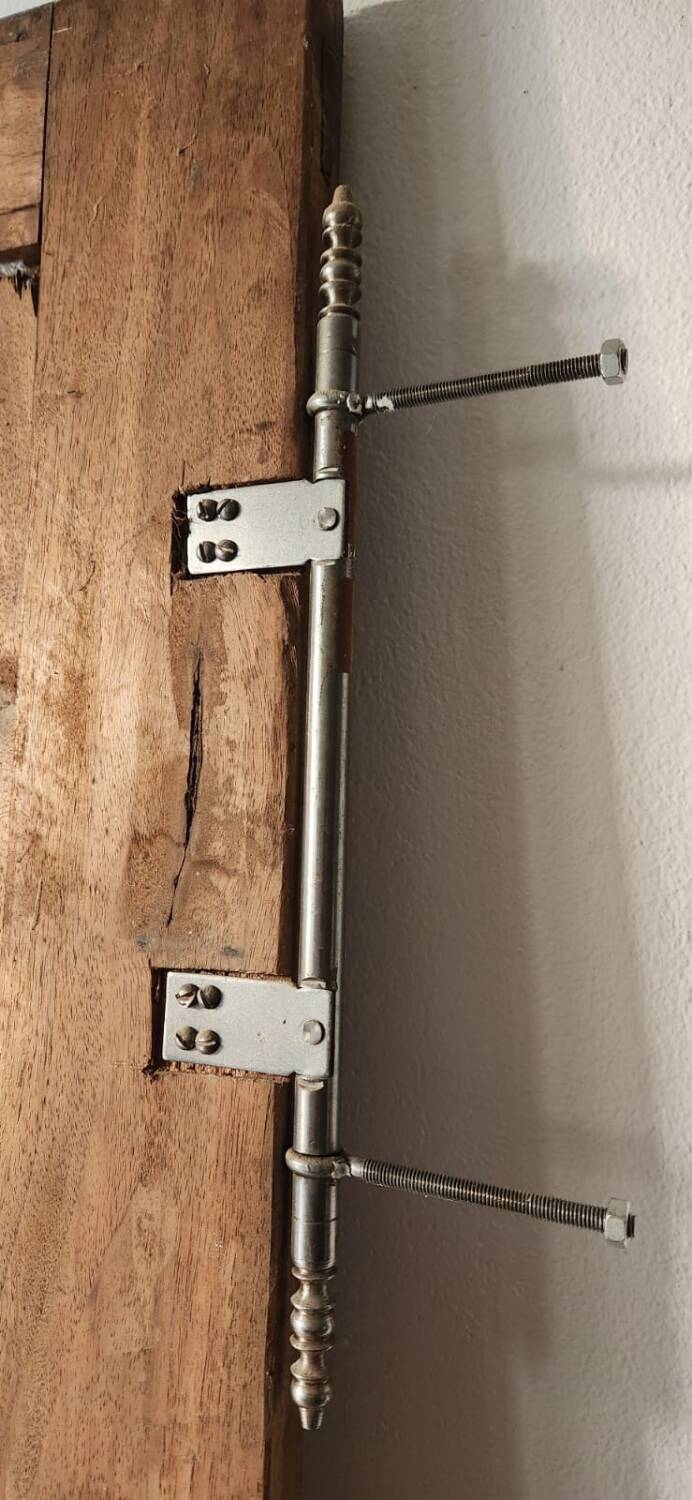 Antique walnut cabinet doors