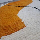 Handmade natural Berber rug 3x2 m