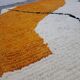 Handmade natural Berber rug 3x2 m