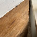 Charming old country sideboard painted in lime white