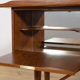 Bureau vintage Boomerang en teck par Peter Løvig Nielsen, Danemark, 1970