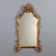 Antique carved and gilded wooden mirror, Italy, 20th century