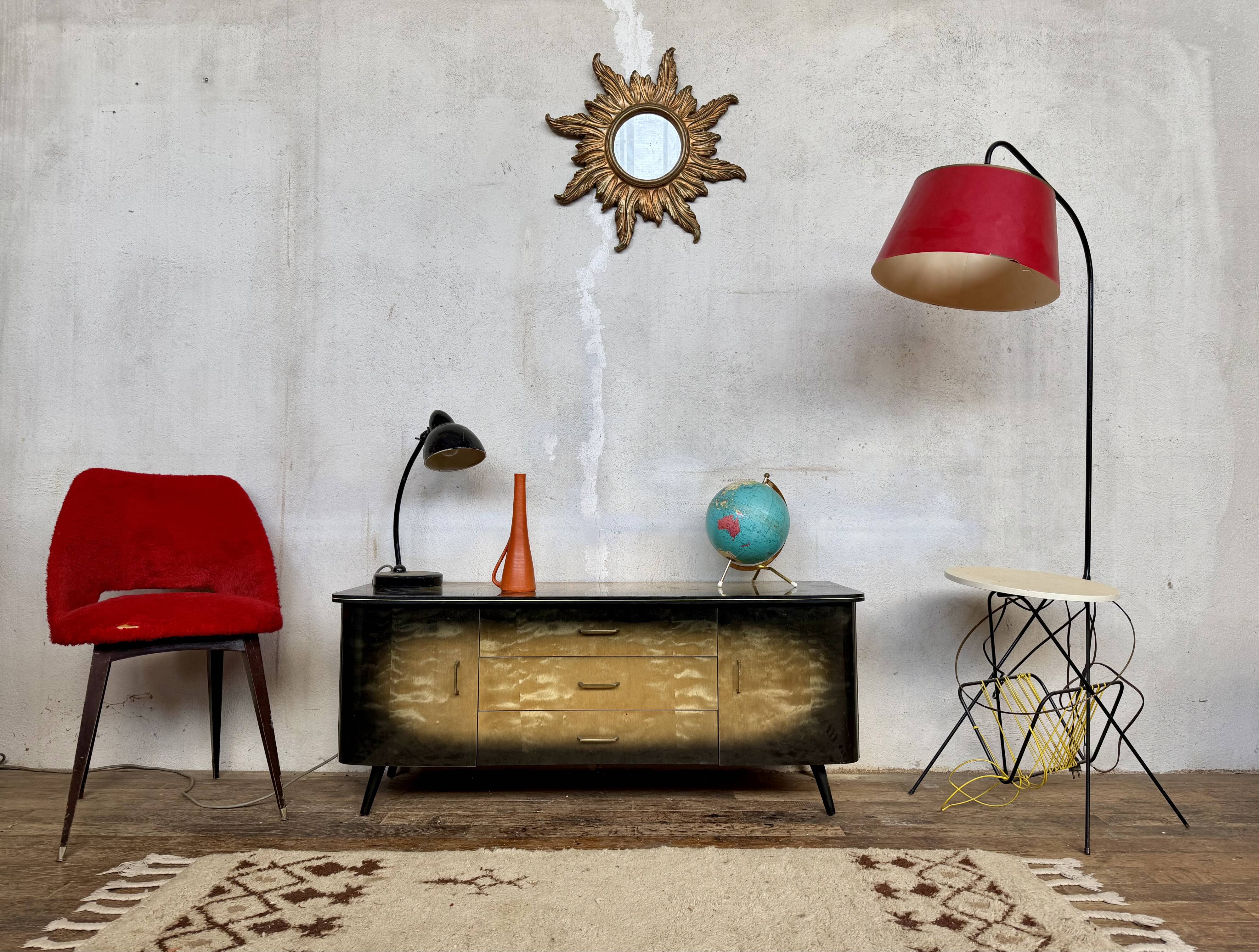 Vintage two-tone sideboard TV unit