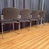 Set of four chairs, 1980s