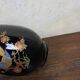 Japanese Asian vase XX black ceramic