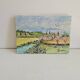 Tableau huile sur toile Paysage d'Oc signé Fernand Brenas