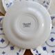 4 vintage dessert plates Churchill blue and white porcelain