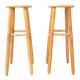 Pair of high stools in pine