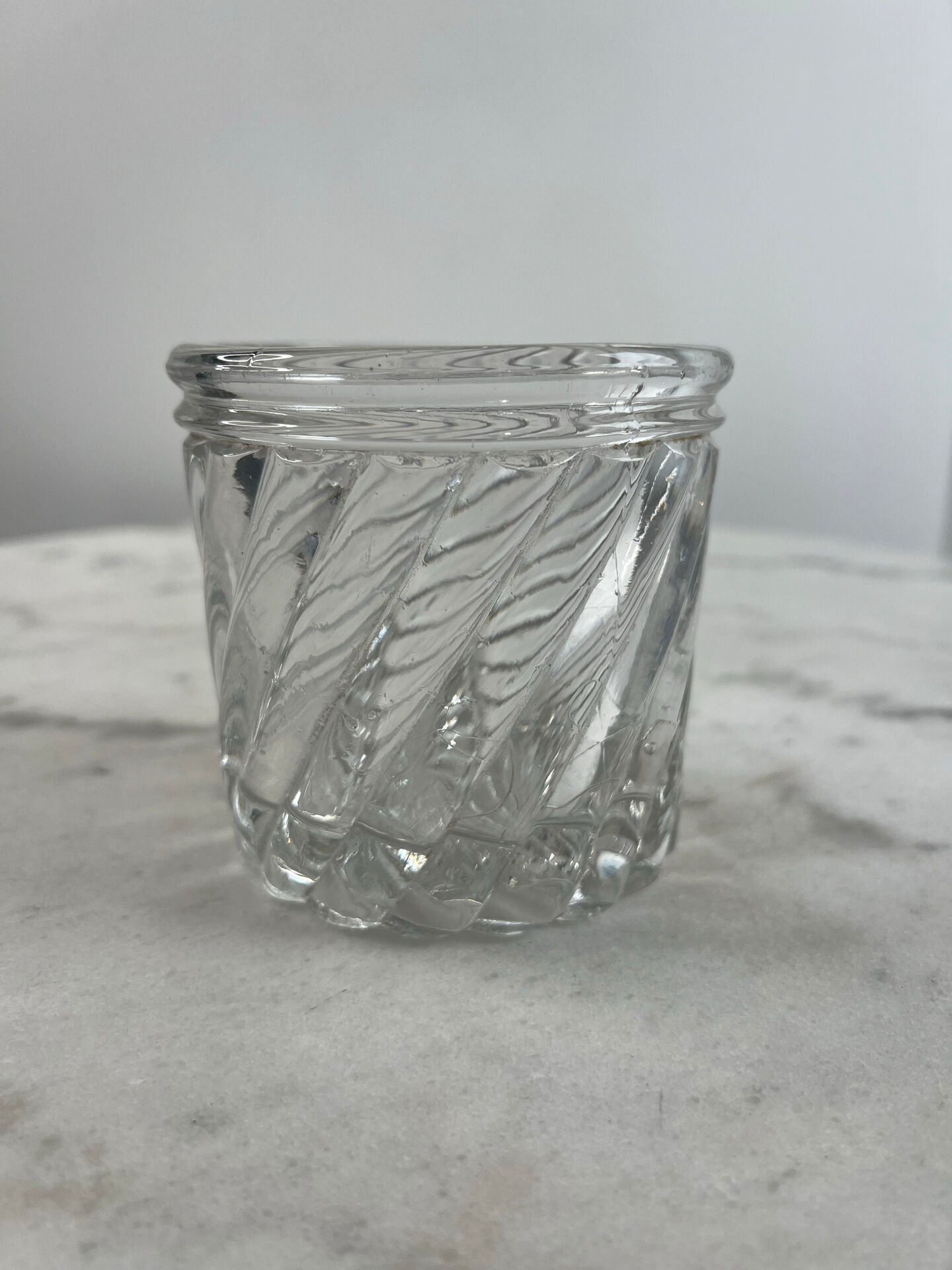 Bocal en verre soufflé