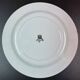 Antique Gien plate with Renaissance decoration, angel, putti... 25 cm
