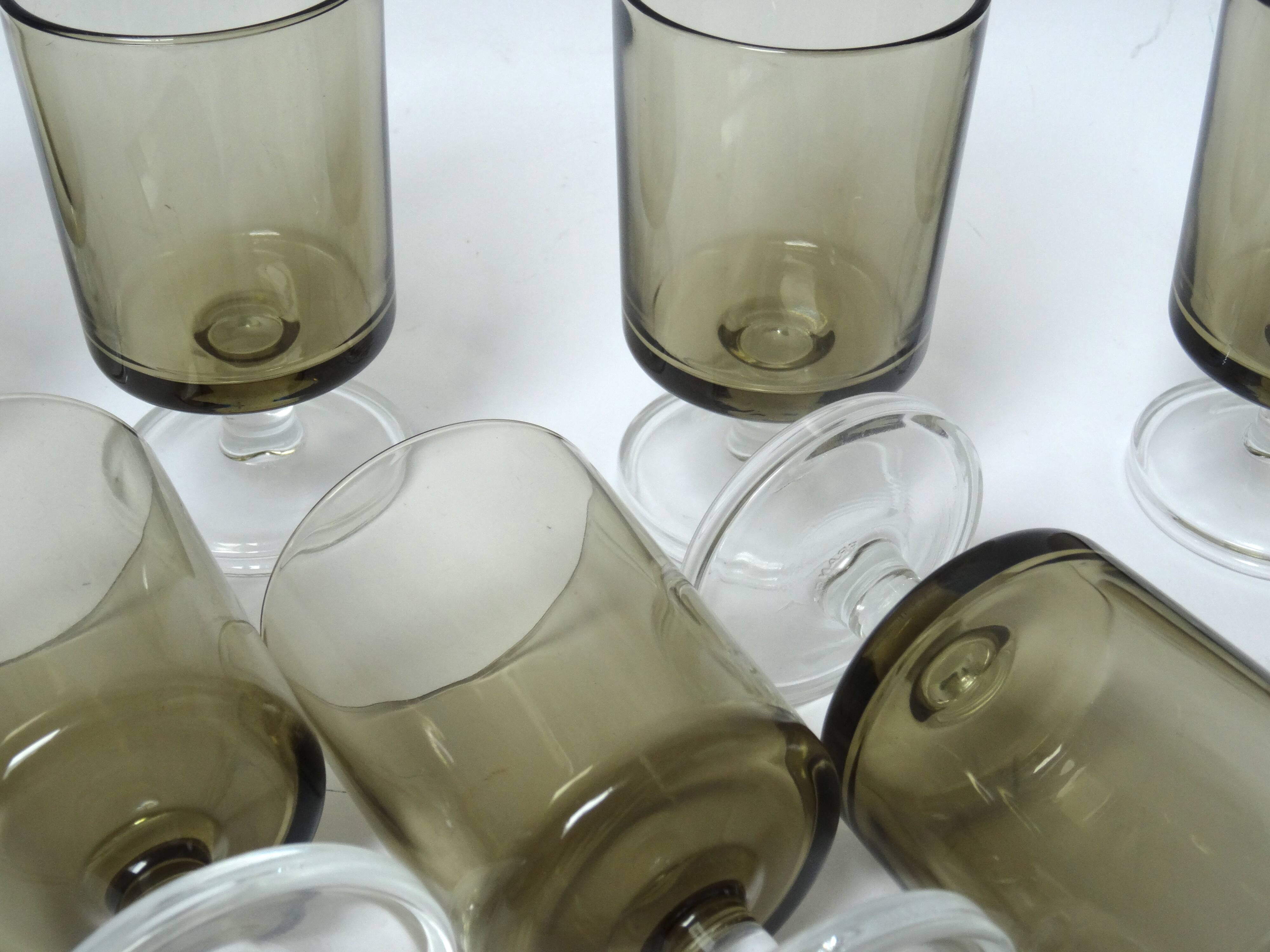 7 white wine glasses Luminarc Sweden