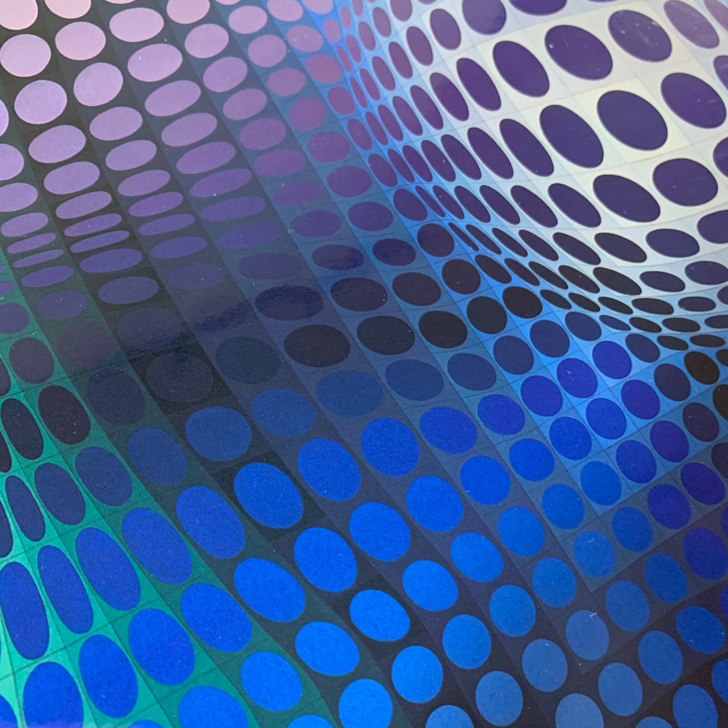 Affiche cinétique OP ART Vasarely