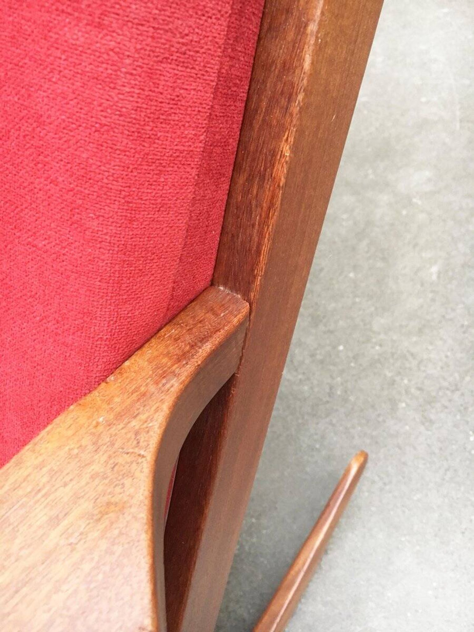 Danish rocking chair from the mid-century by Poul Volther for Frem Røjle.