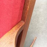 Danish rocking chair from the mid-century by Poul Volther for Frem Røjle.