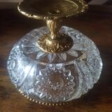 Cendrier cristal ciselé
