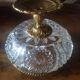 Cendrier cristal ciselé
