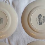 4 English plates by Johnson Bros