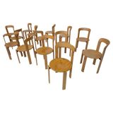 20 Bruno Rey Dining Chairs, 1970s