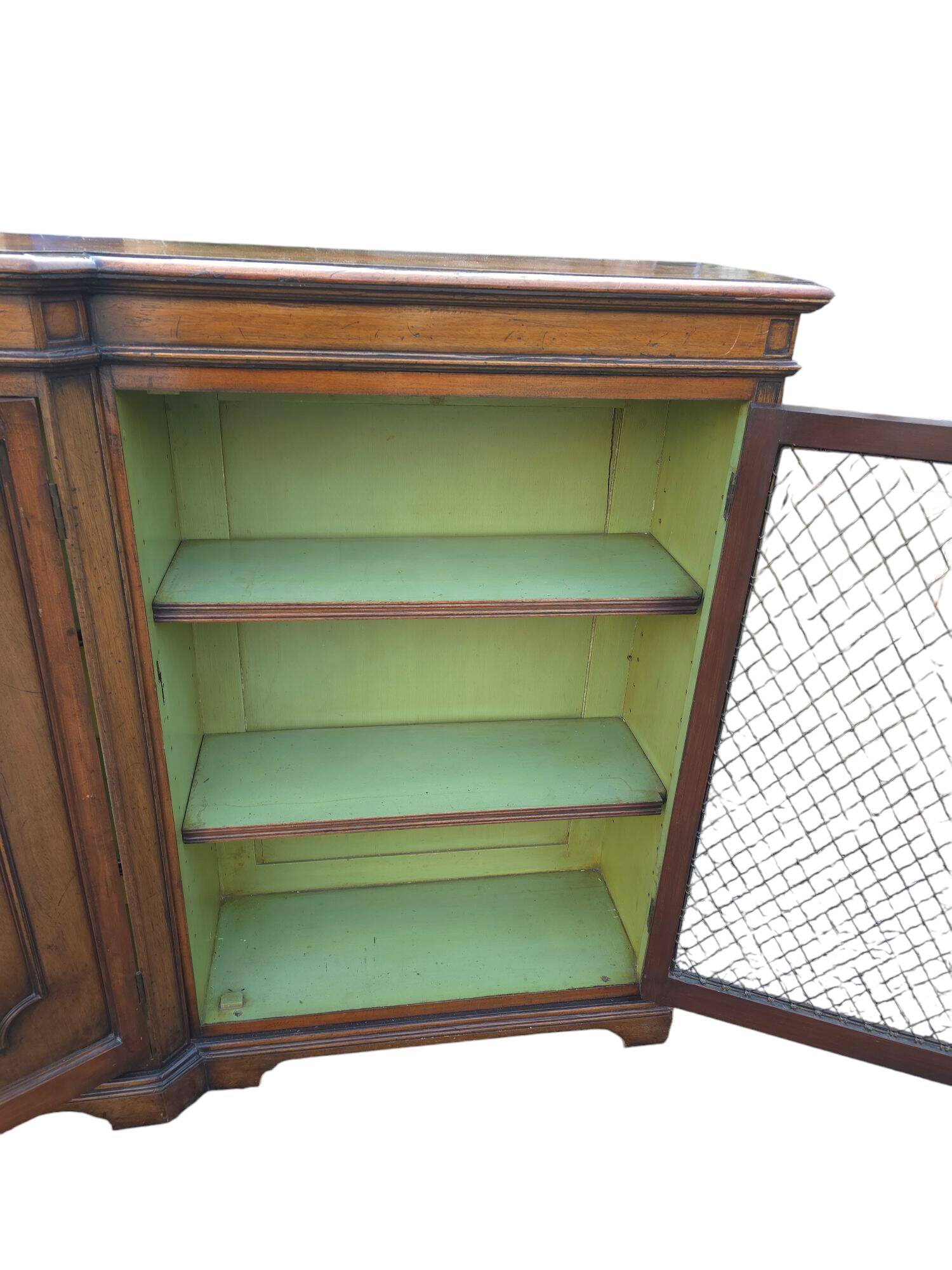 Regency style mahogany sideboard with grilled doors