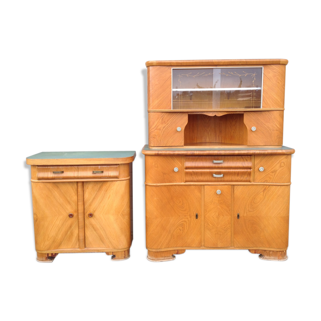 Keller kitchen 2 furniture buffets high low years 50 vintage style mado