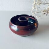 Ceramic candle holder signed