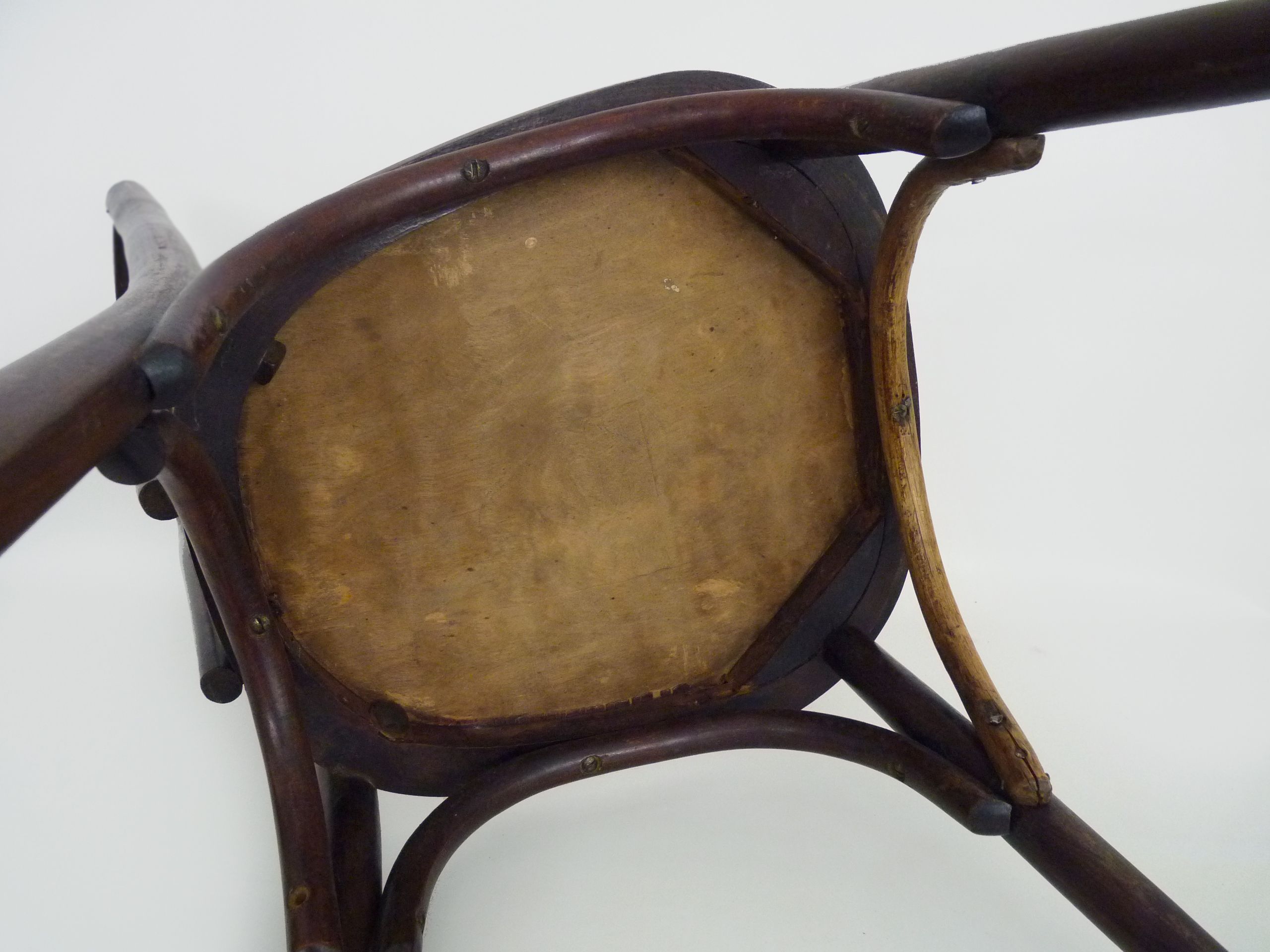 Pair of bistro chairs by Baumann furniture/Ducreuzet Montluçon. Year 30