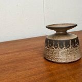Danish Scandinavian pottery vase from the mid-century Lovemose Denmark, 1960s.
