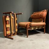 Fauteuil et tabouret INKA d'Arne Norell, années 1960