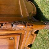 Louis XV / Louis XVI style walnut sideboard