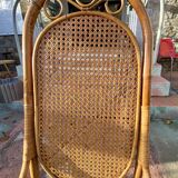 Pair of rattan chairs circa 1960