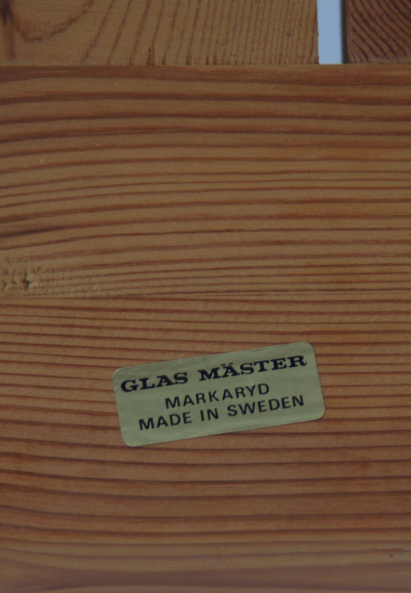 Swedish pine bench by Nils Troed for Glas Mäster, 1960s