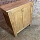 Vintage Parisian buffet made of raw wood