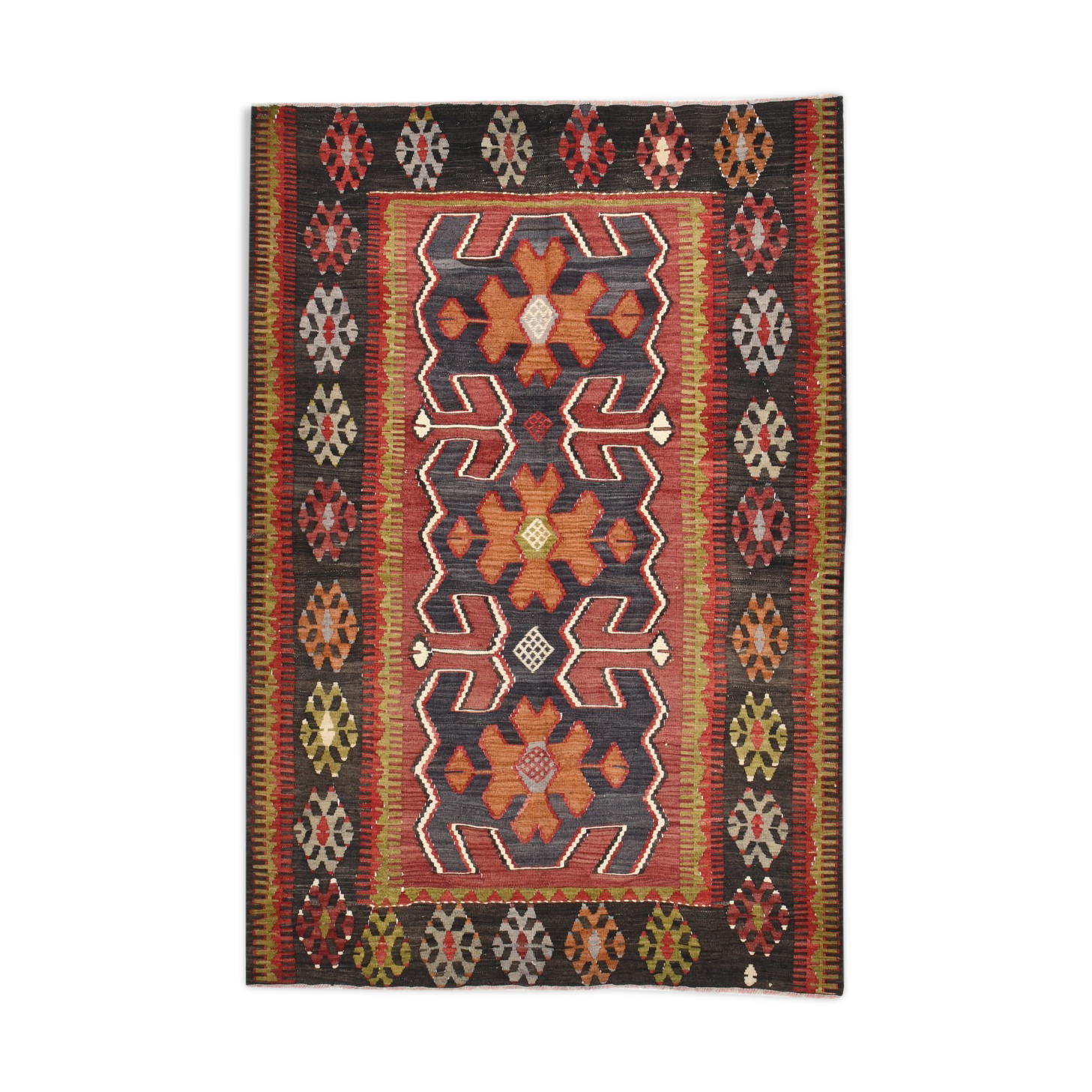 Antique kilim rug 195x133cm