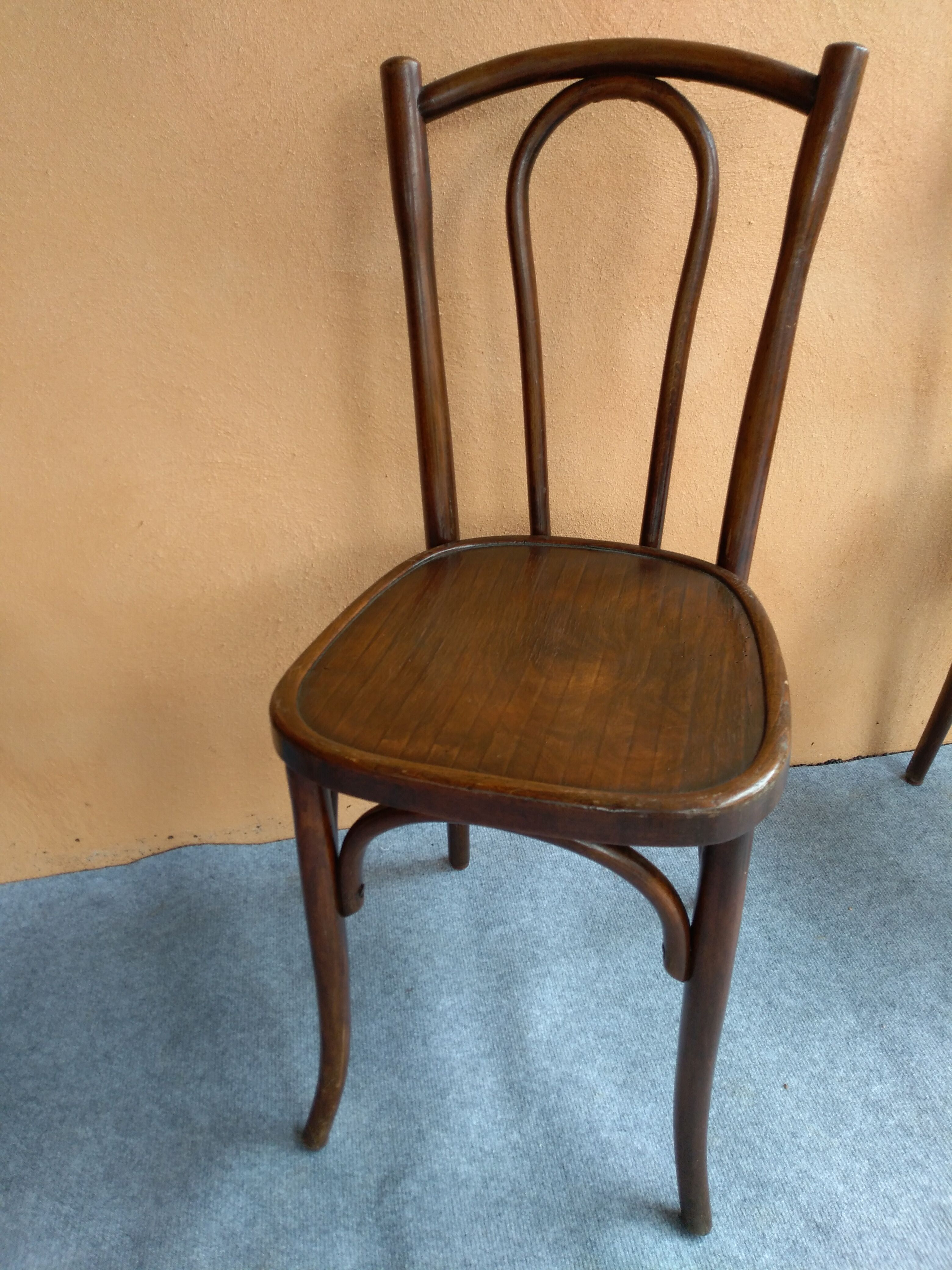 Suite 6 chaises bistrot Luterma 1930